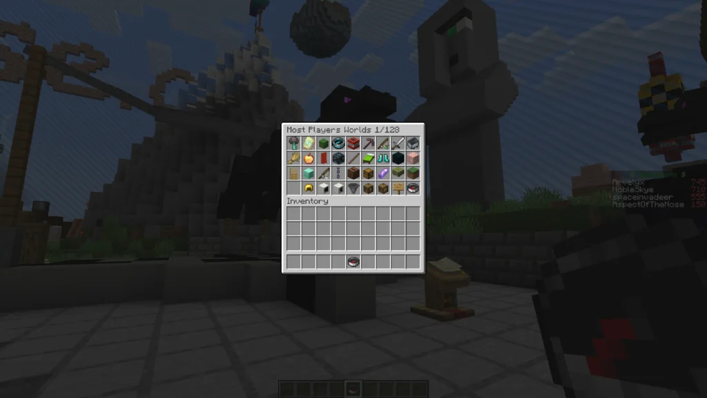 Legitimoose Minecraft server world browser